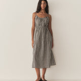 DÔEN - LESLIE DRESS -- MARILYN GINGHAM