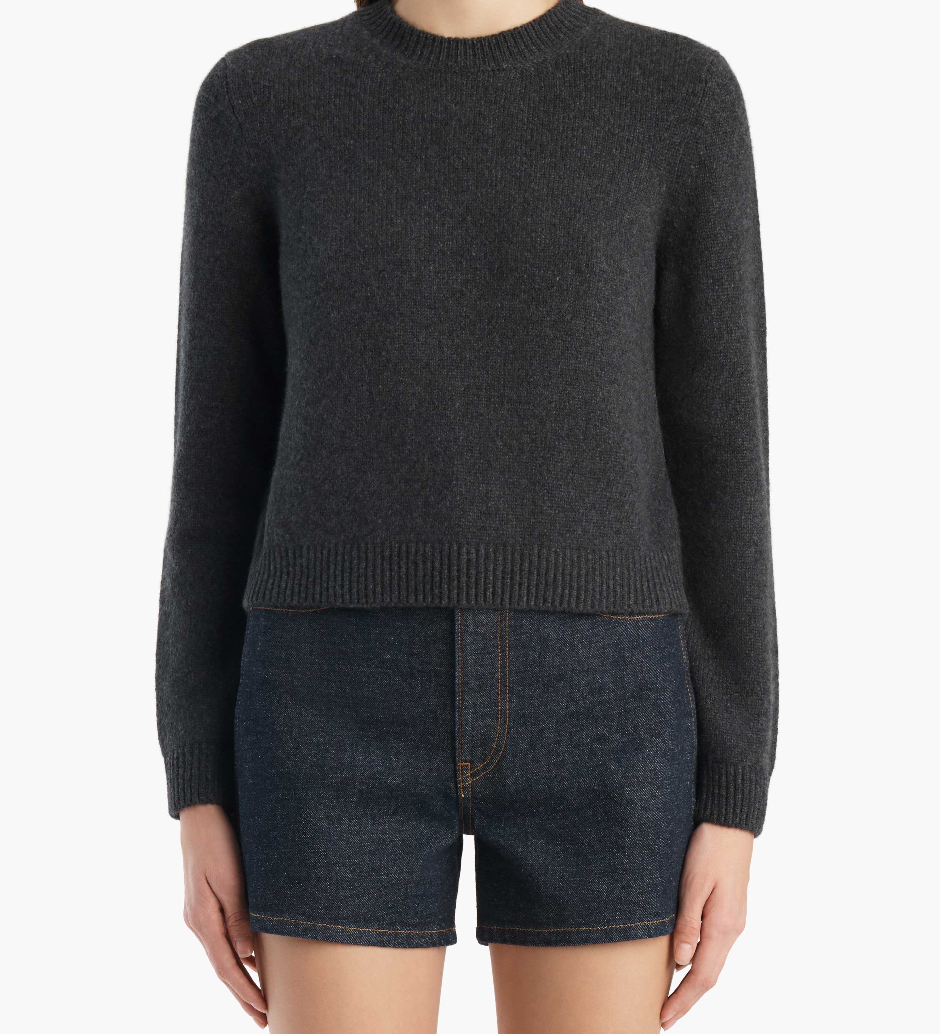 Khaite - Leta Sweater in Charcoal