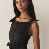 DÔEN - LEVINE DRESS -- BLACK