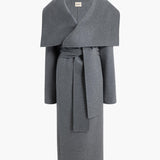 Khaite - Levitt Coat in Grey Melange