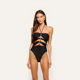 L'AGENCE - Opus Halter One - Piece Swimsuit