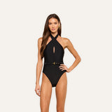 L'AGENCE - Sidney Plunge One - Piece Swimsuit