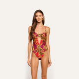 L'AGENCE - Emilia Bandeau One - Piece Swimsuit