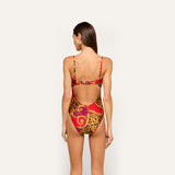 L'AGENCE - Emilia Bandeau One - Piece Swimsuit