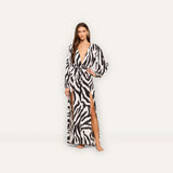 L'AGENCE - Sara Maxi Cover - Up Dress