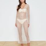 L'AGENCE - Sara Mesh Cover - Up Dress