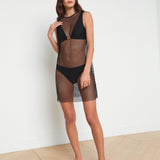 L'AGENCE - Angela Mesh Cover - Up Dress
