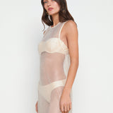 L'AGENCE - Angela Mesh Cover - Up Dress