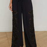 L'AGENCE - Geraldine Embellished Cover-Up Pant