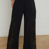 L'AGENCE - Geraldine Embellished Cover-Up Pant