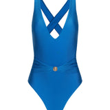 L'AGENCE - Lisa Plunge One-Piece Swimsuit