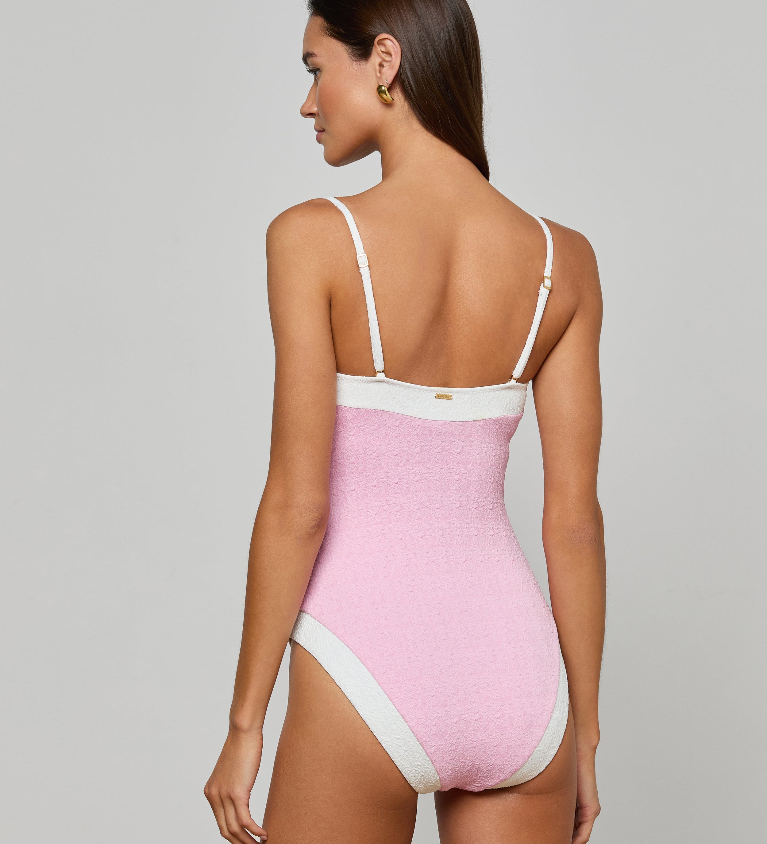 L'AGENCE - Tory Bandeau One - Piece Swimsuit