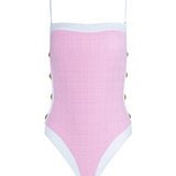 L'AGENCE - Tory Bandeau One - Piece Swimsuit