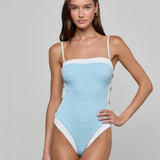 L'AGENCE - Tory Bandeau One-Piece Swimsuit
