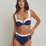 L'AGENCE - Vanessa High-Waisted Bikini Bottom