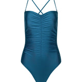 L'AGENCE - Aubrey Ruched One-Piece Swimsuit