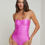 L'AGENCE - Aubrey Ruched One-Piece Swimsuit