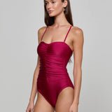 L'AGENCE - Aubrey Ruched One - Piece Swimsuit