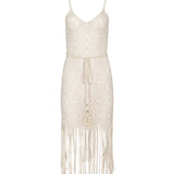 L'AGENCE - Haleigh Crochet Cover-Up Dress