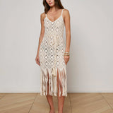 L'AGENCE - Haleigh Crochet Cover-Up Dress