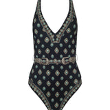 L'AGENCE - Lisa Plunge One-Piece Swimsuit