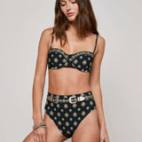 L'AGENCE - Vanessa High-Waisted Bikini Bottom