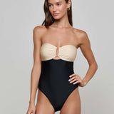 L'AGENCE - Emilia Bandeau One - Piece Swimsuit