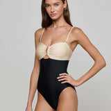 L'AGENCE - Emilia Bandeau One - Piece Swimsuit