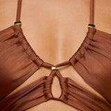 L'AGENCE - Sirena Halter Bikini Top