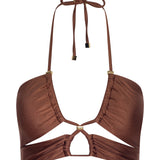 L'AGENCE - Sirena Halter Bikini Top