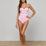 L'AGENCE - Amie Bandeau One - Piece Swimsuit