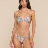 L'AGENCE - Violet String Bikini Bottom