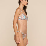 L'AGENCE - Violet String Bikini Bottom