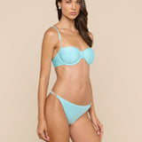 L'AGENCE - Violet String Bikini Bottom