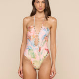 L'AGENCE - Opus Halter One - Piece Swimsuit