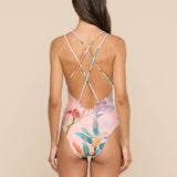 L'AGENCE - Breana Plunge One - Piece Swimsuit