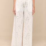 L'AGENCE - Geraldine Eyelet Cover - Up Pant