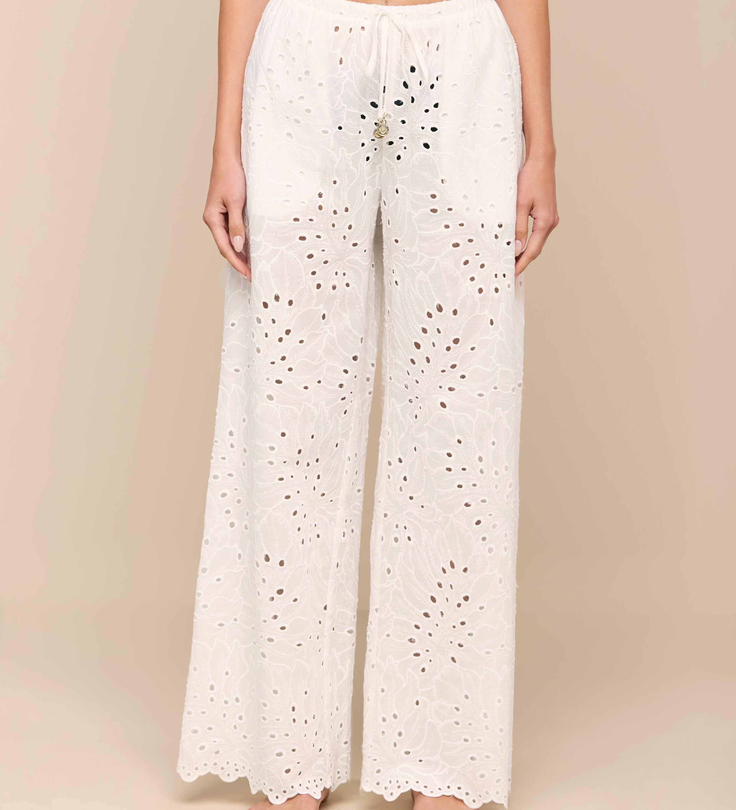 L'AGENCE - Geraldine Eyelet Cover - Up Pant