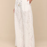 L'AGENCE - Geraldine Eyelet Cover - Up Pant
