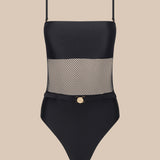 L'AGENCE - Tory Bandeau One - Piece Swimsuit