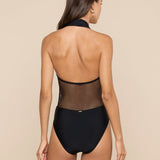 L'AGENCE - Natalya Collared One - Piece Swimsuit