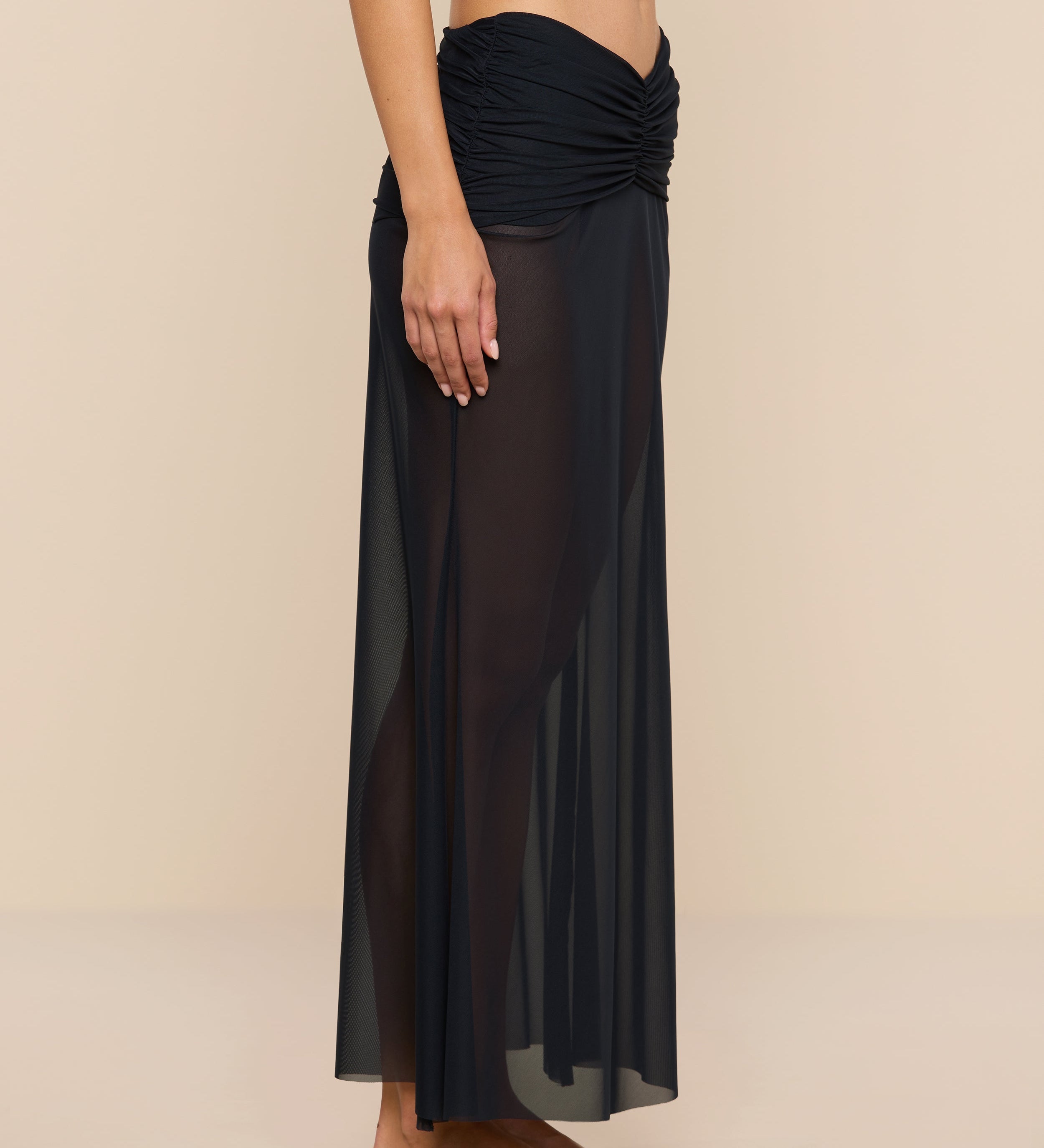 L'AGENCE - Mahe Mesh Cover - Up Skirt