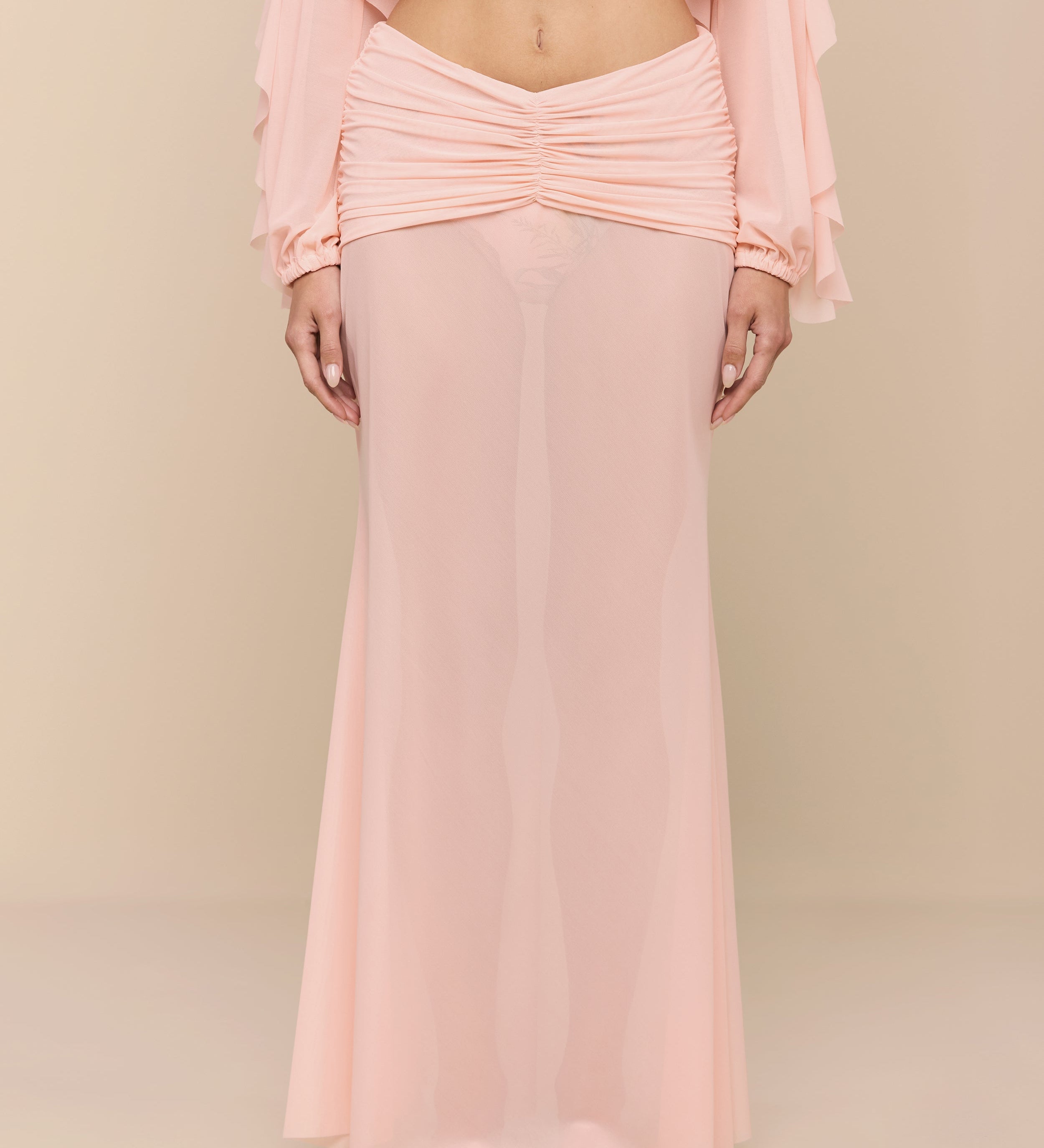 L'AGENCE - Mahe Mesh Cover - Up Skirt