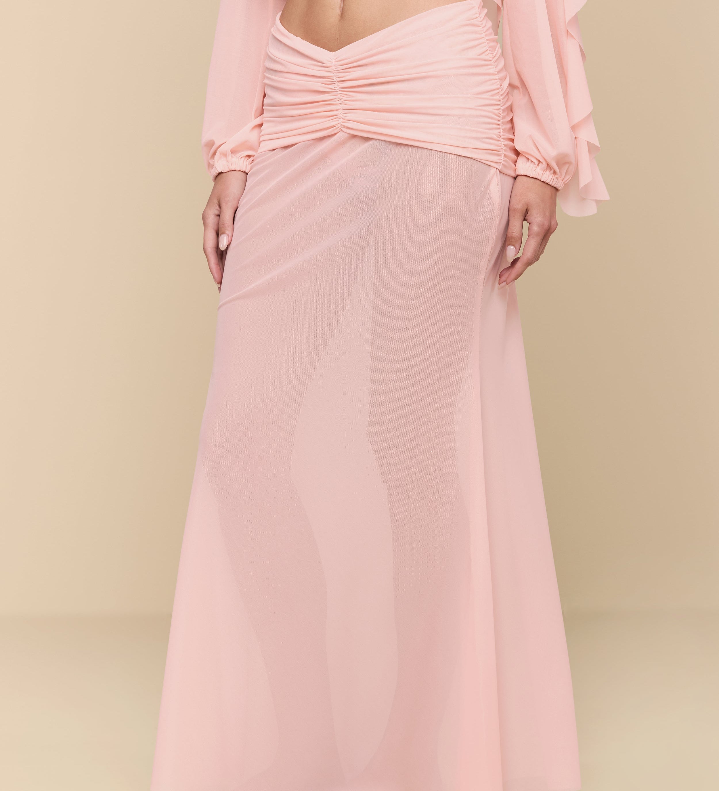 L'AGENCE - Mahe Mesh Cover - Up Skirt
