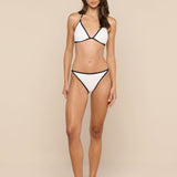L'AGENCE - Violet String Bikini Bottom