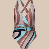 L'AGENCE - Lisa Plunge One - Piece Swimsuit