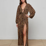 L'AGENCE - Sara Maxi Cover - Up Dress