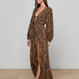 L'AGENCE - Sara Maxi Cover - Up Dress