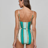 L'AGENCE - Tory Bandeau One - Piece Swimsuit