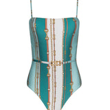 L'AGENCE - Tory Bandeau One - Piece Swimsuit